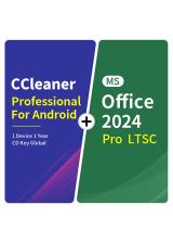 CCleaner Professional For Android 1 Device 1 Year CD Key Global+MS Office2024 Pro LTSC  Pack