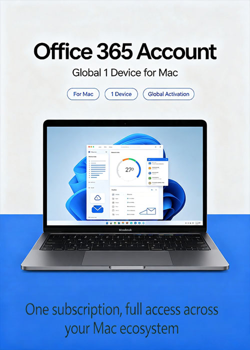gamerseek, MS Office365 Account Global 1 Device For MAC