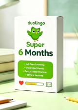 Super Duolingo 6 Months Subscription